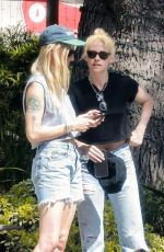KRISTEN STEWART and DYLAN MEYER Grabbing Lunch at Messhall in Los Feliz 05/11/2025
