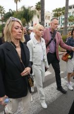 KRISTEN STEWART and DYLAN MEYER LEaves a Campari Event in Cannes 05/16/2025