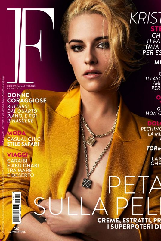 KRISTEN STEWART in F Magazine, May 2025