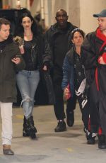 KRYSTEN RITTER and Charlie Cox on the Set of Daredevil: Born Again in Brooklyn 05/23/2025