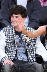 KYLIE JENNER and Timothee Chalamet at NBA Playoff Game Between L.A. Lakers and Minnesota Timberwolves 04/30/2025