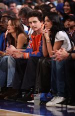 KYLIE JENNER and Timothee Chalamet NBA Eastern Conference Finals Between N.Y. Knicks and Indiana Pacers 05/29/2025