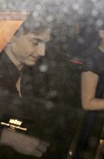 KYLIE JENNER and Timothee Chalamet Out for Dinner at Zuma Restaurant in Rome 05/07/2025