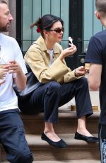 KYLIE JENNER Enjoys Ice Cream with Friends in New York City 05/03/2025