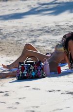 KYLIE JENNER in a Gold Bikini on Holiday in Turks and Caicos 05/11/2025