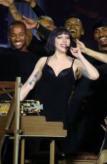 LADY GAGA Conducting a Soundcheck at Copacabana Beach in Rio de Janeiro 05/02/2025