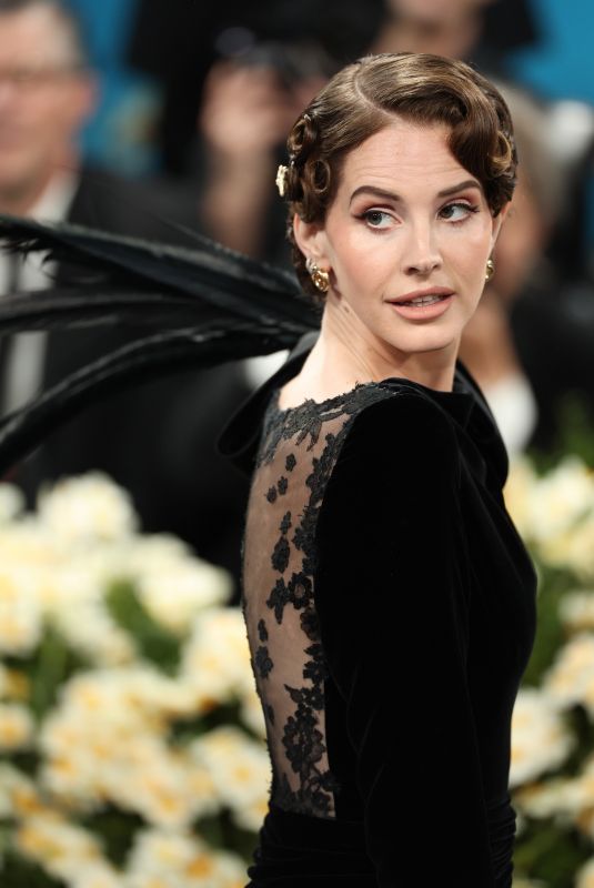 LANA DEL REY at 2025 Met Gala Celebrating Superfine: Tailoring Black Style in New York 05/05/2025