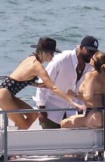 LARSA PIPPEN and Jeff Coby at a Boat Ride with Friends 04/28/2025