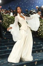 LAURA HARRIER at 2025 Met Gala Celebrating Superfine: Tailoring Black Style in New York 05/05/2025