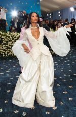 LAURA HARRIER at 2025 Met Gala Celebrating Superfine: Tailoring Black Style in New York 05/05/2025