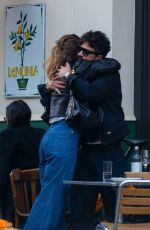 LILY JAMES at Lemonia Restaurant in Primrose Hill 05/04/2025