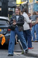 LILY JAMES at Lemonia Restaurant in Primrose Hill 05/04/2025