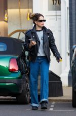 LILY JAMES at Lemonia Restaurant in Primrose Hill 05/04/2025