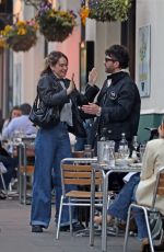 LILY JAMES at Lemonia Restaurant in Primrose Hill 05/04/2025