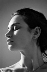 LILY JAMES - Black and White Photoshoot, May 2025