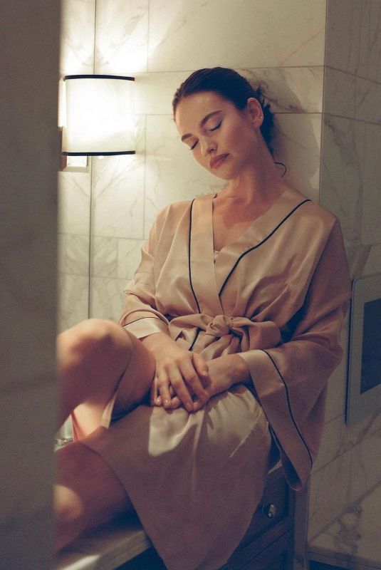 LILY JAMES for Olivia von Halle Loungewear Spring/Summer 2025