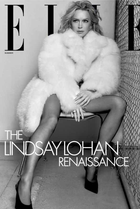 LINDSAY LOHAN in Elle Magazine, USA Summer 2025