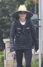 LISA RINNA Leaves Tree People Park After Workout in Los Angeles 05/04/2025