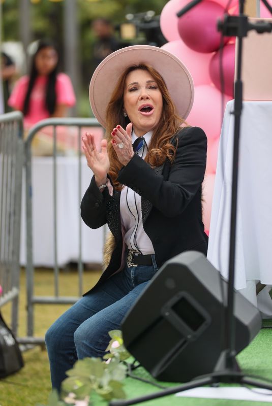 LISA VANDERPUMP Celebrates Her World Dog Day in West Hollywood 05/17/2025