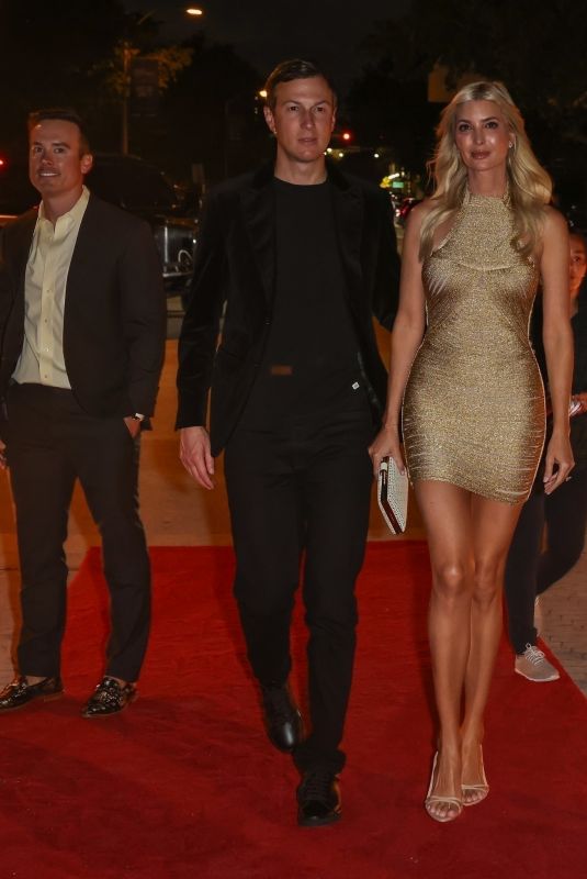 lIVANKA TRUMP and Jared Kushner Arrives at Carbone Beach in Miami Beach 05/03/2025