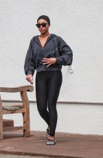 LORI HARVEY Leaves Her Pilates Session at Forma Pilates Studio in Beverly Hills 05/12/2025