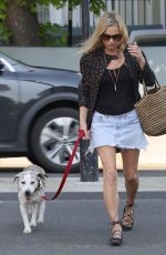 LOTTE MOSS and FIONA YOUNG Out for Dog Walk in Notting Hill 04/29/2025