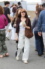 LUCY HALE Out Shopping at Studio City Farmer