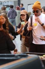 LUCY HALE Out Shopping at Studio City Farmer