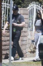 MADISON BEER Visits Friend