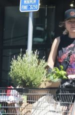 MALIN AKERMAN Out on Grocery Shopping in Los Feliz 05/10/2025