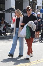 MARGOT ROBBIE and Tom Ackerley Shopping at Farmers Market in Los Angeles 05/18/2025