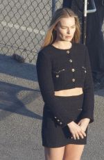 MARGOT ROBBIE on the Set of a Commercial in Los Angeles 05/20/2025