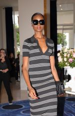 MARIA BORGES Leaves Martinez Hotel in Cannes 05/13/2025
