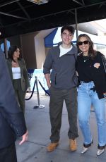 MARISKA HARGITAY and Son August Miklos Arrives at Knicks Playoff Game 05/10/2025