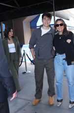 MARISKA HARGITAY and Son August Miklos Arrives at Knicks Playoff Game 05/10/2025