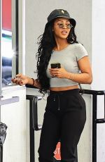MEAGAN GOOD at a Parking Lot of a Medical Building in Los Angeles 05/27/2025