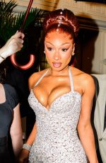 MEGAN THEE STALLION Arrives at 2025 Met Gala in New York 05/05/2025