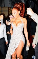 MEGAN THEE STALLION Arrives at 2025 Met Gala in New York 05/05/2025