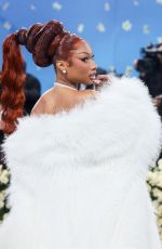 MEGAN THEE STALLION at 2025 Met Gala Celebrating Superfine: Tailoring Black Style in New York 05/05/2025