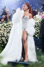 MEGAN THEE STALLION at 2025 Met Gala Celebrating Superfine: Tailoring Black Style in New York 05/05/2025