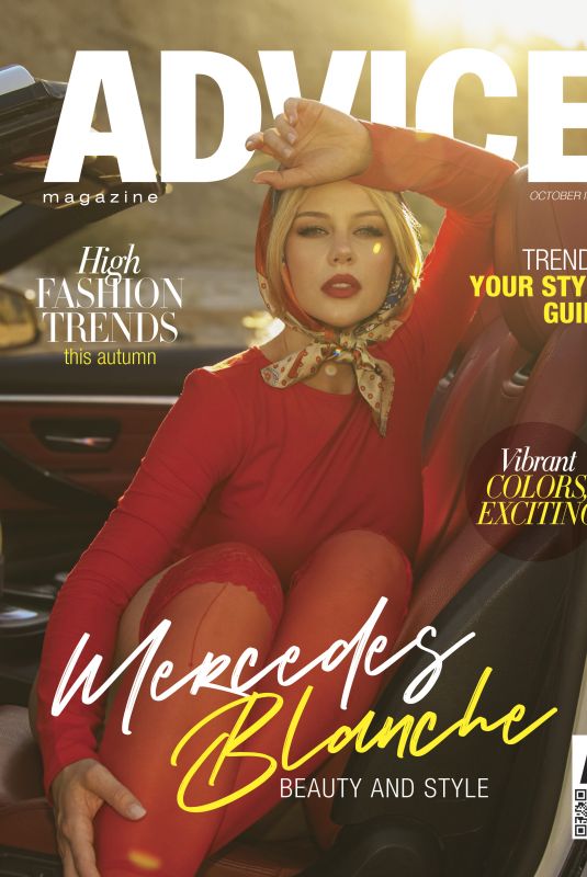 MERCEDES BLANCHE for Advice Magazine, October 2024