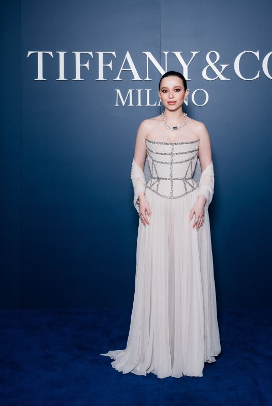 MIKEY MADISON at Tiffany & Co. Celebration of Via Monte Napoleone Store Opening in Milan 05/28/2025