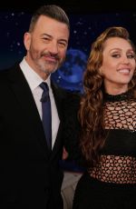 MILEY CYRUS at Jimmy Kimmel Live! 05/22/2025