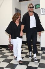 MINKA KELLY and Dan Reynolds Out for Dinner at Sushi Park in West Hollywood 05/14/2025