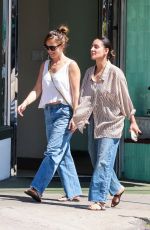 MINKA KELLY and KHATIRA RAFIQZADA Out for Lunch at All Time in Los Angeles 05/30/2025