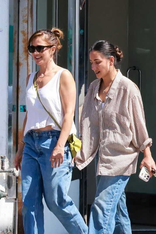 MINKA KELLY and KHATIRA RAFIQZADA Out for Lunch at All Time in Los Angeles 05/30/2025