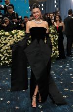 MIRANDA KERR at 2025 Met Gala Celebrating Superfine: Tailoring Black Style in New York 05/05/2025