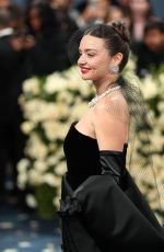 MIRANDA KERR at 2025 Met Gala Celebrating Superfine: Tailoring Black Style in New York 05/05/2025