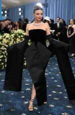 MIRANDA KERR at 2025 Met Gala Celebrating Superfine: Tailoring Black Style in New York 05/05/2025