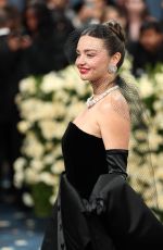 MIRANDA KERR at 2025 Met Gala Celebrating Superfine: Tailoring Black Style in New York 05/05/2025